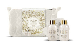 Grace Cole Bergamot & Lemongrass Sada v kosmetické taštičce, 4dílná