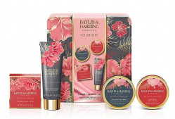 Baylis & Harding Boudoire Sada péče o tělo v plech. boxu, 4dílná
