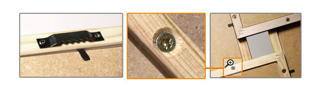 detail Dřevěný Rám Gelerie 2x 15x21, 2x 10x15 Multi Brown 44