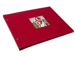Šroubkové album 39x31cm Goldbuch 28889 BELLA VISTA red