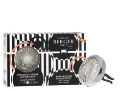 Maison Berger CAR BLACK ANGELICA, vůně a clip do auta