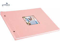 Šroubkové album klasik 39x31cm 28822 Goldbuch BELLA VISTA rose