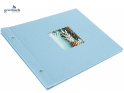 Šroubkové album klasik 39x31cm 28829 Goldbuch BELLA VISTA sky blue