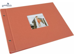 Šroubkové album klasik 39x31cm 28780 Goldbuch BELLA VISTA salmon