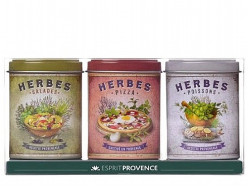 Esprit Provence Bylinkové trio - Pizza, Saláty & Ryby, 3ks