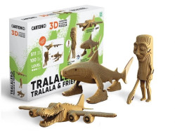 Cartonic 3D PUZZLE - TRALALERO 3v1, 511 dílků, LEVEL3