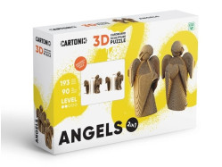 Cartonic 3D PUZZLE - ANGELS 2v1, 193 dílků, LEVEL2