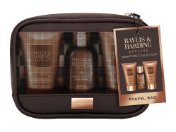 Baylis&Harding Černý pepř & ženšen Dárkový set v taštičce, 4dílný
