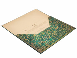 Paperblanks Desky na dokumenty A4 - Emerald Flower