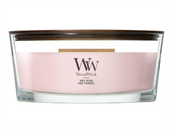 Vonná svíčka WoodWick ROSE BLUSH, široký knot 453g