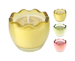 Velikonoční svíčka ve skle - skořápka MIX / cena 1ks, 65x65x52mm