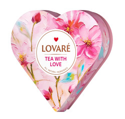 LOVARÉ TEA WITH LOVE, 34 pyramidek, černý čaj
