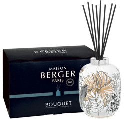 Maison Berger VÉGÉTALE white, porcelánový difuzér s tyčinkami bez náplně