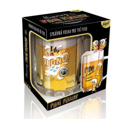 Nekupto DÁRKOVÝ PŮLLITR - JDU NA JEDNO, sklo 500ml