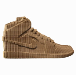 Cartonic 3D PUZZLE - SNEAKER, 182 dílků, LEVEL4