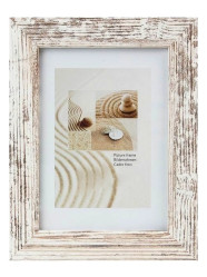 Rámeček NARVIK 10x15cm, šedý melír, dřevo MDF