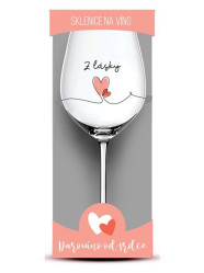 Nekupto Sklenka na víno 440 ml - Z LÁSKY