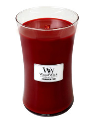 Vonná svíčka Woodwick CINNAMON CHAI velká 609,5 g