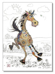 Luxusní přání G026 BUG ART - HERBIE HORSE