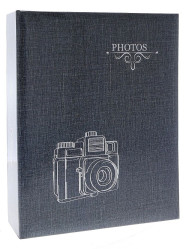 Fotoalbum 10x15/304 2-up bez popisu Gedeon CAMERA 2 tmavé