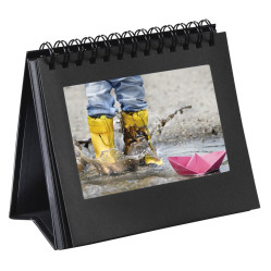 Hama stolní spirálové album pro 12 fotografií 10x15 cm nebo 11x15 cm, černá