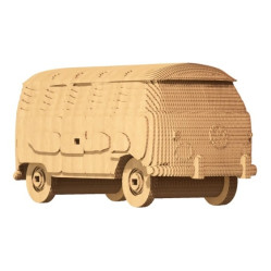 Cartonic 3D PUZZLE - AUTOBUS VW T1, 125 dílků, LEVEL 3