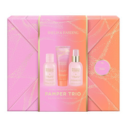 Baylis&Harding Jojoba, Vanilla, Almond, dárková sada Pamper Trio, 3dílná