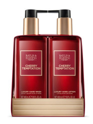 Baylis&Harding Tekuté mýdlo+krém - Cherry Temptation, 2x 400ml