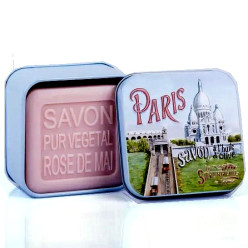 La Savonnerie Mýdlo v plechové dóze 100 g - PARIS - POSVÁTNÝ SOUD