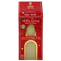 ZENI - HOLLY BERRY, tuhé mýdlo 2x 200g