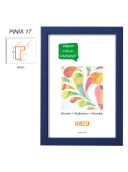Rámeček dřevěný Icar PINIA 17 13x18 tmavě modrý