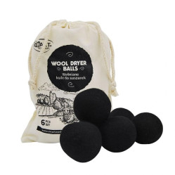 SMART WASH Vlněné koule do sušičky, 6 ks ČERNÉ