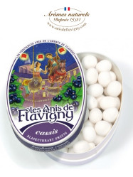 Les ANIS de Flavigny Bonbónky ORIGINAL ANIS® 50g Černý rybíz