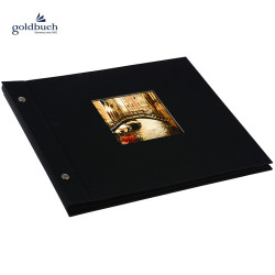 Šroubkové album 30x25cm Goldbuch 26889 BELLA VISTA černé