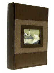 Fotoalbum 10x15/300 2-up Gedeon FASHION 2 tmavě hnědý