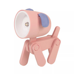 Albi AC7 Mini lampička LED - Pejsek, pastelově růžový