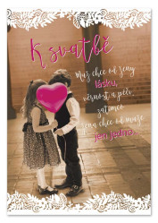 Ditipo Hrací přání svatební VŠECHNO NEBO NIC / Ewa Farna