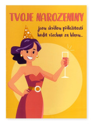 Albi Hrací přání TVOJE NAROZENINY JSOU SKVĚLOU ...