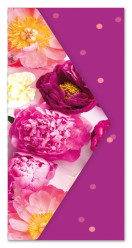 Ditipo Přání s kapsou na peníze - FIALOVÉ S PIVOŇKAMI