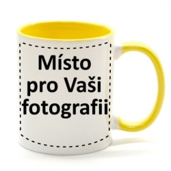 Fotohrnek COMBO Žluto-bílý 1x foto 300ml
