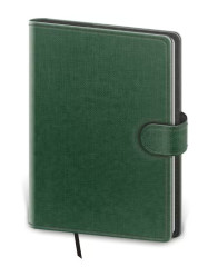 Helma 365 Denní diář B6 Flip 2026 - zeleno/šedý