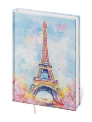 Helma 365 Denní diář A5 2026 Vario Lyra - Paris