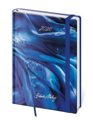 Helma 365 Týdenní diář A5 2026 Vario - Matragi Blue s gumičkou