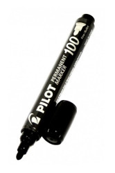 Pilot Permanentní popisovač Pilot 100 - černý, kulatý hrot