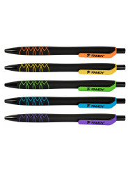 Fandy Kuličkové pero MELODY BLACK mix barev