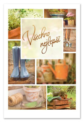 Ditipo Blahopřání GK - VŠECHNO NEJLEPŠÍ (zahradnické)