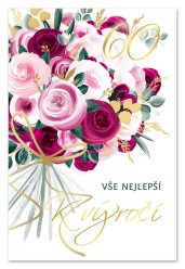 Ditipo Blahopřání - K VÝROČÍ 60.tiny (růže)