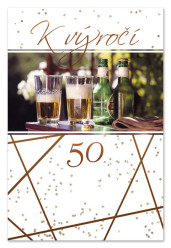 Ditipo Blahopřání - K VÝROČÍ 50.tiny, pánské