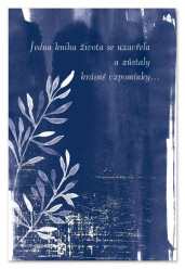 Ditipo Blahopřání I - Kondolence JEDNA KNIHA ŽIVOTA (tm.modrá)