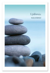 Ditipo Blahopřání G - Upřímnou soustrast (kameny) Bez textu